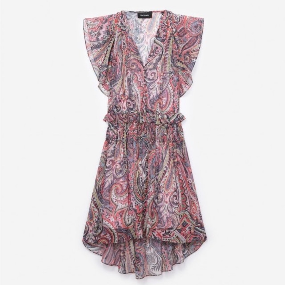 Kooples paisley chiffon dress